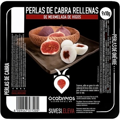 Cobreros perly plněné fíkovou marmeládou kozí sýr 90 g
