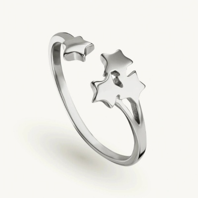 SilveAmo Stříbrný prsten Čtyři hvězdy K21152