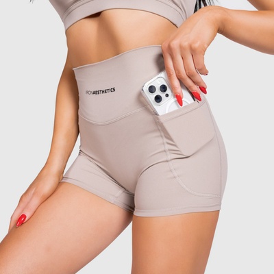 Iron Aesthetics Sportovní kraťasy Siren béžové