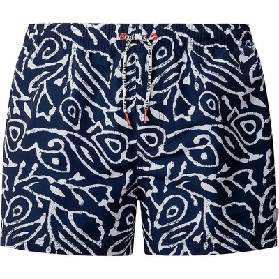 Pepe Jeans Бански гащета Pepe Jeans Abstract Leaf swimming shorts - Blue