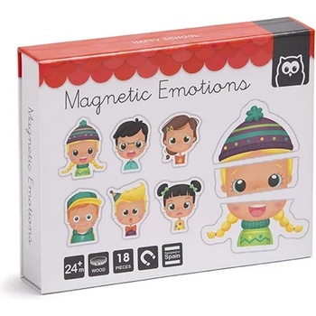 Eurekakids Дървен магнитен пъзел Eurekakids - Емоции (EU13021081)