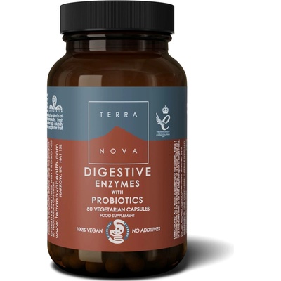 Terranova Health Digestive Enzymes & Probiotics 50 kapslí