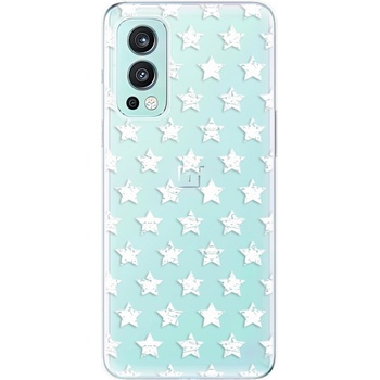 Pouzdro iSaprio - Stars Pattern OnePlus Nord 2 5G bílé