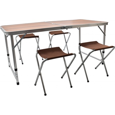 Aga Kempingový skladacie set MR4100 Hnedý