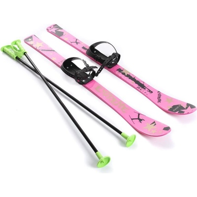 MASTER Детски ски + щеки master 90 см, розови