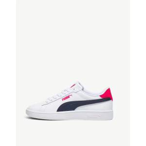 PUMA Smash 3.0 L Jr White/Navy - magazinko