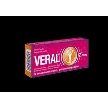 VERAL POR 25MG TBL ENT 30