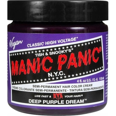 Manic Panic Deep Purple Dream Polot permanentní barva na vlasy 118 ml