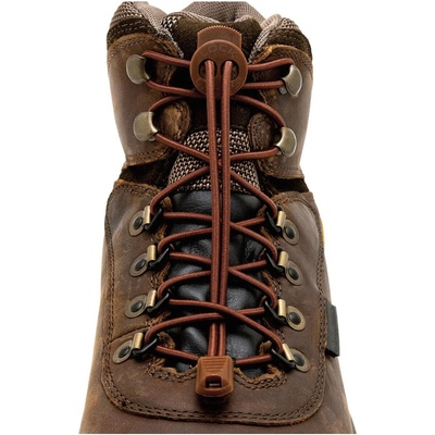 Lock Laces Boot rychloupínací gumové do pohorek brown