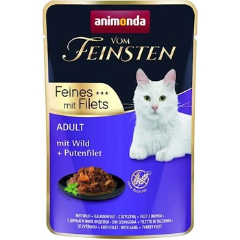 Animonda Cat Vom Feinsten Adult Еленско месо + пуешко филе 85 г пакетче