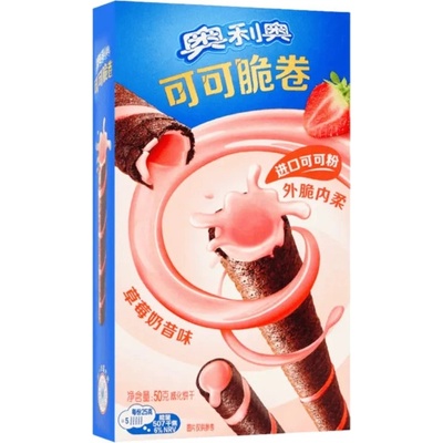 Oreo Crispy Roll Strawberry Asian 50 g