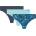 Under Armour UA Pure Stretch No Snow Thong - Novelity 3PK Размер: L / Цвят: син