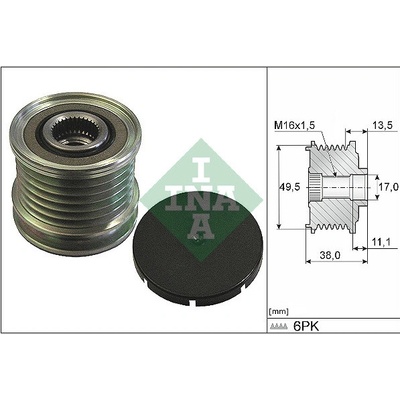 Předstihová spojka Schaeffler INA 535 0166 10 IN 535016610
