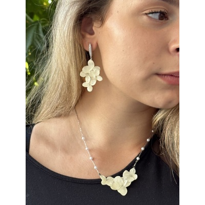 Meganflo Комплект Бяла Хортензия