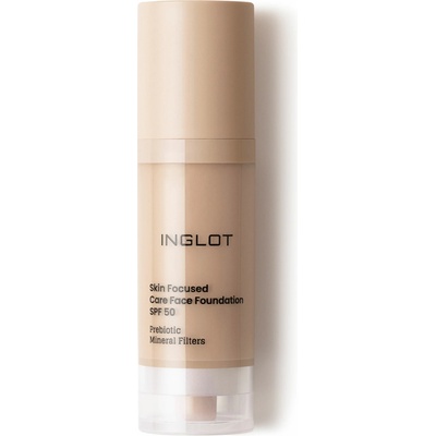Inglot Skin Focused Care Face Foundation SPF50 krycí make-up SPF50 303 Porcelain Beige 30 ml