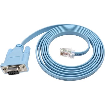 Cisco Console Cable Cisco RJ45 M to DB9 F, 1.8m, Blue (Cisco CAB-CONSOLE-RJ45)