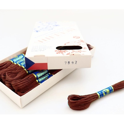 Niťárna Vyšívací příze Mouline 7892 - čokoládová