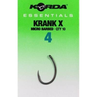 Korda Háčiky Essentials Krank X Barbed 10 ks - Veľ. 2