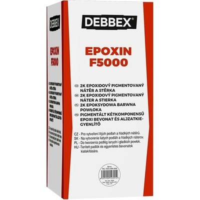 Podlahový nátěr EPOXIN F5000 šedá RAL7035 Den Braven
