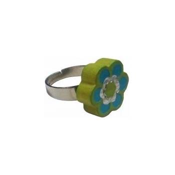 Woodyland Пръстенче Woody - Синьо цвете (90925.6)