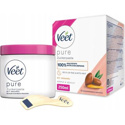 Veet Cukrová pasta na depilaci těla pro citlivou pokožku 250 ml