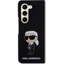 Karl Lagerfeld Liquid Silicone Ikonik NFT Samsung Galaxy Z Fold 5 černé