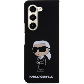 Karl Lagerfeld Liquid Silicone Ikonik NFT Samsung Galaxy Z Fold 5 černé