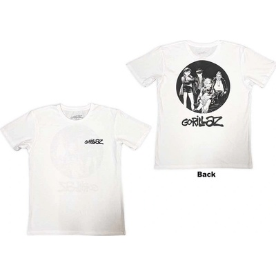 Gorillaz tričko Song Machine Brush Logo biele