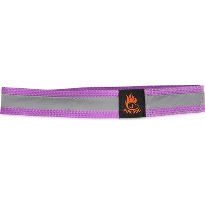 Firedog Reflexný obojok na suchý zips 30 mm 40 cm