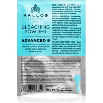 Kallos Bleaching Powder Advanced 9 изсветляваща пудра за кичури 35 гр