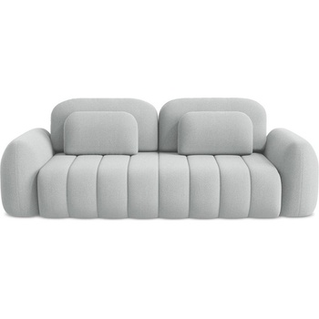 makamii Светлосив разтегателен диван с място за съхранение от букле 266 cm Pele - Makamii (PELE_3SF_40_P1_C7)