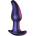 Hueman Вибриращ анален плъг Midnight Amethyst с дистанционно управление (13, 5 cm)