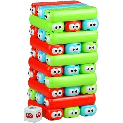 Lean Toys Veža Jenga s červíkmi