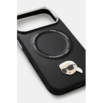 KARL LAGERFELD Кейс за телефон Karl Lagerfeld iPhone 17 Pro (KLHMP17LPSMLRKLK)