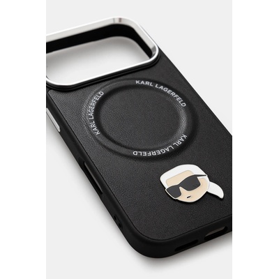 KARL LAGERFELD Кейс за телефон Karl Lagerfeld iPhone 17 Pro (KLHMP17LPSMLRKLK)