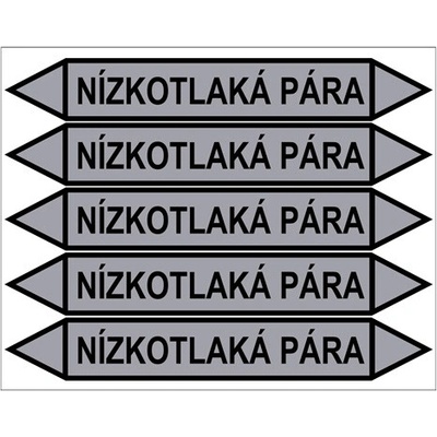 Značení potrubí, nízkotlaká pára PZG 009492