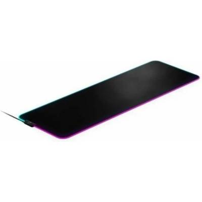SteelSeries Подложка за мишка SteelSeries QcK Prism Cloth XL Игри Черен 90 x 30 cm LED RGB Многоцветен (5707119036818)