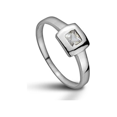 Šperky4U Stříbrný prsten se zirkonem CS2009