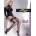Gabriella Макси чорапи със силикон в телесен цвят plus size sable 15 deneh-29881-sable - Телесен, размер 5/6