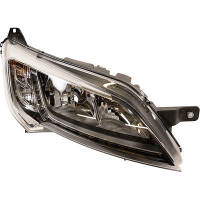 Světlomet Fiat Ducato od 2014 pravý stříbrný rámeček H7+H7, LED s řídící jednotkou 1374293080
