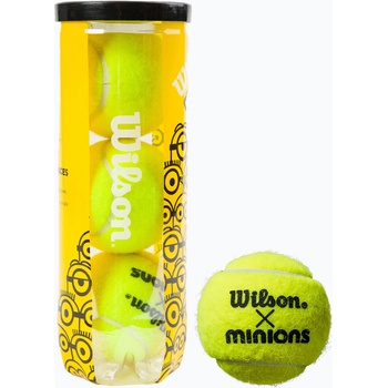 Wilson Детски топки за тенис Wilson Minions Tennis 3 бр. жълти WR8202401