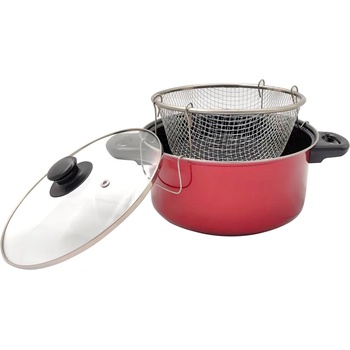 Elekom ТЕНДЖЕРА ЗА ПЪРЖЕНЕ И ГОТВЕНЕ С КОШНИЦА ek-p13 ИНДУКЦИОННА