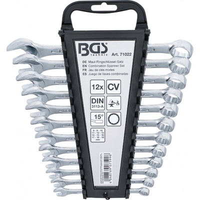 BGS technic Sada očkoplochých klíčů 8 - 19 mm 12dílná BGS 71022