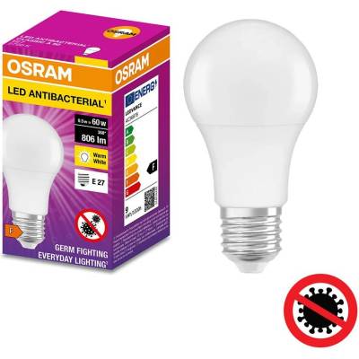 Osram LED ANTIBAKTERIAL E27 8,5W/827 CLA60W teplá 2700k