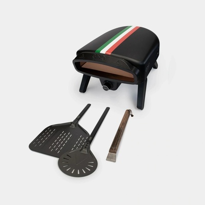 GINO PIZZA Plynová trouba na pizzu Gino MODENA s vlajkou SET/4ks