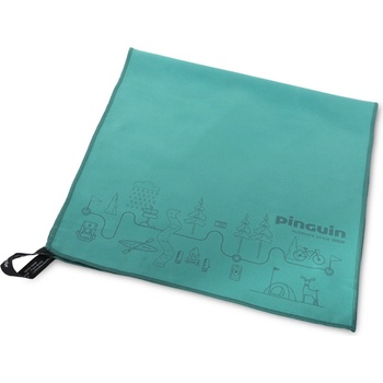 Pinguin Micro Towel Map XL Цвят: светло зелен