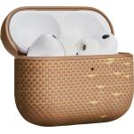 Pitaka Магнитен калъф от арамидно влакно Pitaka Golden Glint - AirPods Pro 3 (APM2504)
