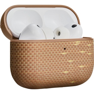 Pitaka Магнитен калъф от арамидно влакно Pitaka Golden Glint - AirPods Pro 3 (APM2504)