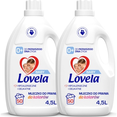 Lovela Baby Color Hypoalergénne ml ieko prací gél 2 x 4,5 l 100 PD