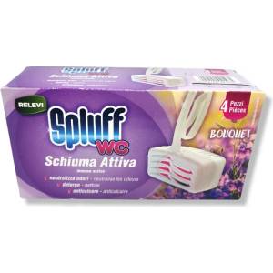  Spluff ароматизатор за тоалетна чиния, 4 броя х 33гр, Букет